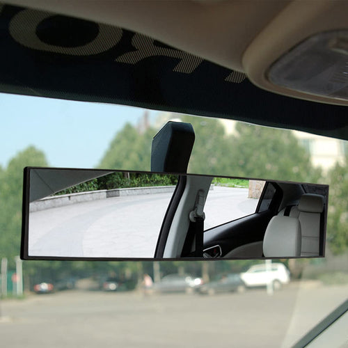 Happypawsie 12" Panoramic HD Clip-on Rearview Mirror